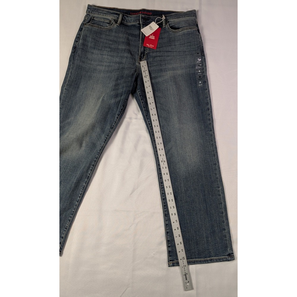 Lucky Brand 363 Vintage Straight Mens Jeans 38x30 Blue CoolMax NWT - Picture 9 of 15